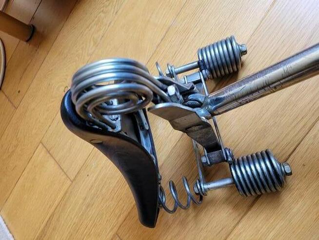 Siodełko rowerowe ze skóry