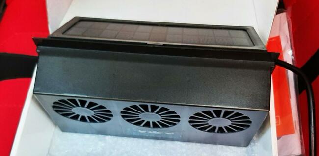 Turbowentylator 3 silnikowy z panelem Foto-Voltaicznym