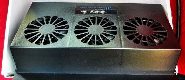 Turbowentylator 3 silnikowy z panelem Foto-Voltaicznym