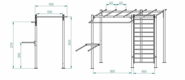Street workout, drążek, podciągania, brama Crossfit, Tr