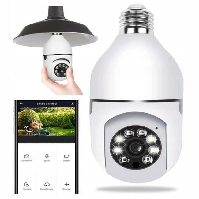 Kamera obrotowa Wifi - ,, Żarówka,,