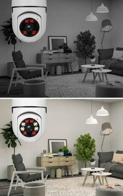 Kamera obrotowa Wifi - ,, Żarówka,,