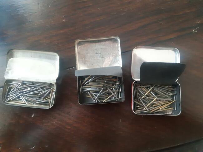 Pudełko z igłami do gramofonu