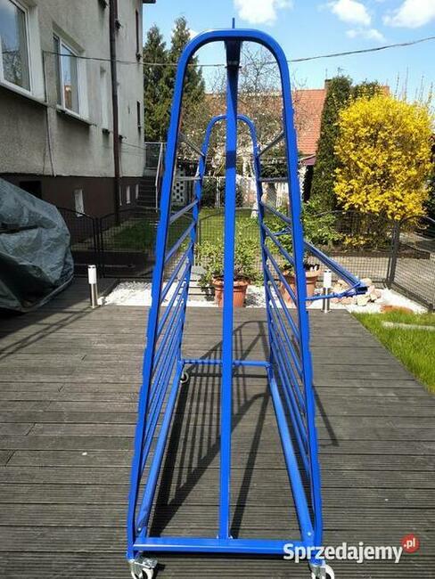 Stojak do ceraty dwustronny z listwą tnącą