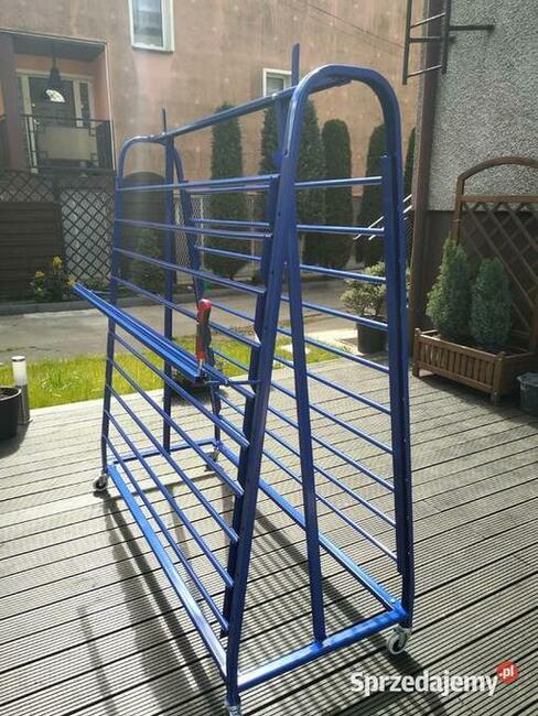 Stojak do ceraty dwustronny z listwą tnącą