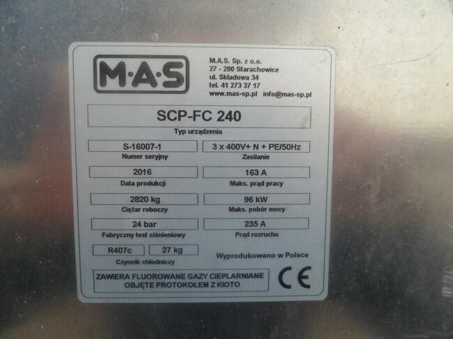 Chiller wody lodowej