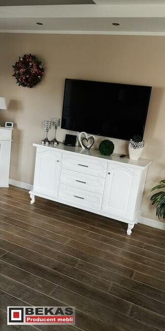 Biała Komoda 160 Prosta LOFT ludwik Biały Dąb Bekas Producen