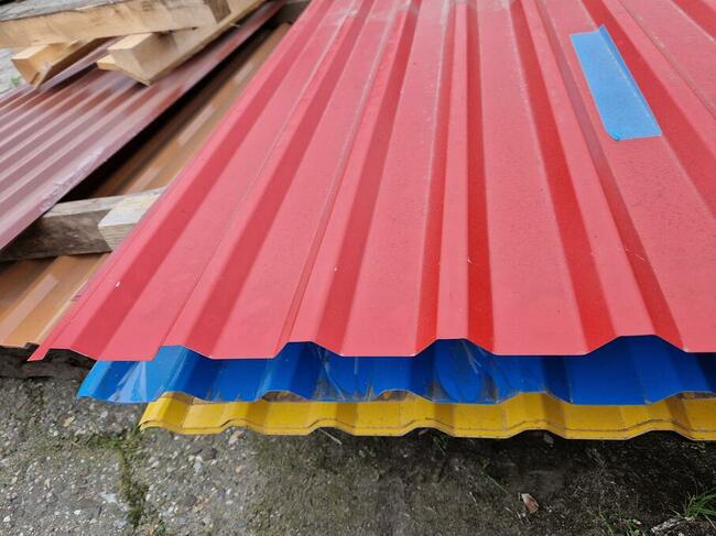 Blacha trapezowa T18 Ral 9002 1140x2000 Wyprzedaż