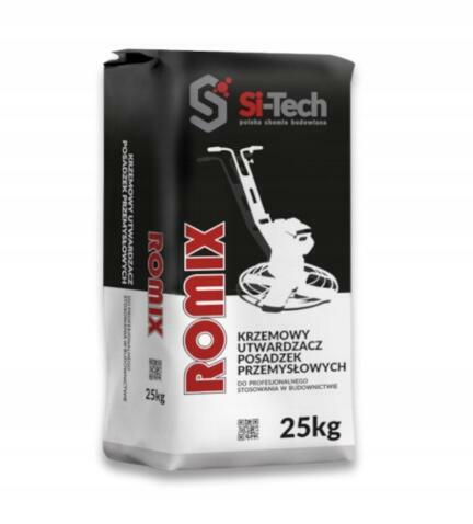 ROMIX KRZEMOWA POSYPKA UTWARDZAJĄCA BIAŁA 25 KG