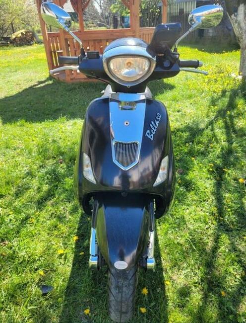 skuter retro 50cc 4T, wygodne krzesło