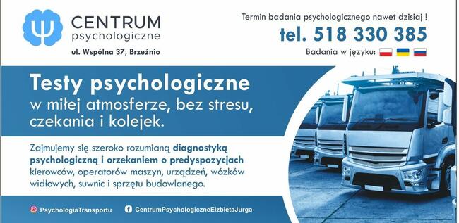 psychotesty badania kierowców
