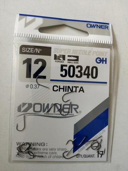 Haczyki Owner Chinta ostre, cienkie, wytrzymałe