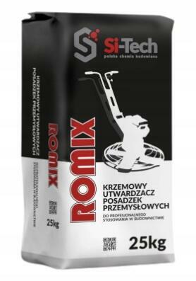 Posypka utwardzająca do betonu ROMIX 25kg BRĄZOWA