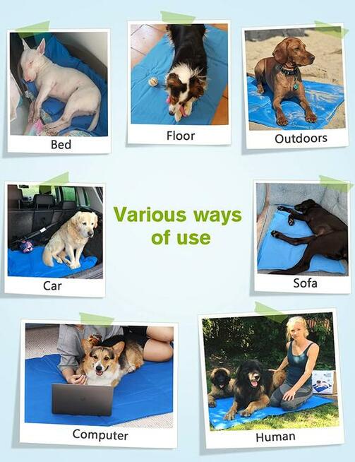 L Chłodząca mata dla psa Pecute 90x50 cm PBM-CM03