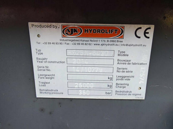 hakowiec 6x2 DAF XF 440 Euro 6