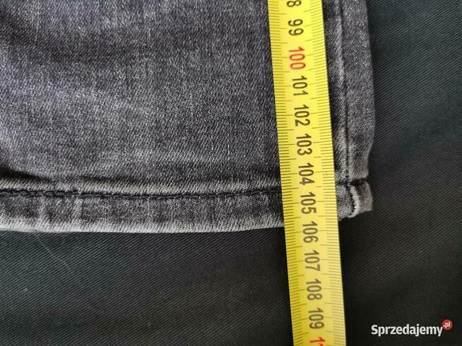 Levis 519 Skinny Fit SZARE W33-34 dopasowane JAK NOWE