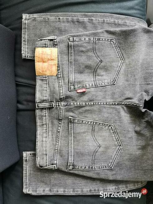 Levis 519 Skinny Fit SZARE W33-34 dopasowane JAK NOWE