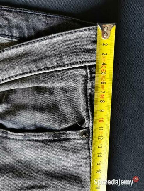 Levis 519 Skinny Fit SZARE W33-34 dopasowane JAK NOWE