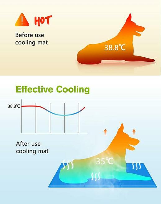 L Chłodząca mata dla psa Pecute 90x50 cm PBM-CM03