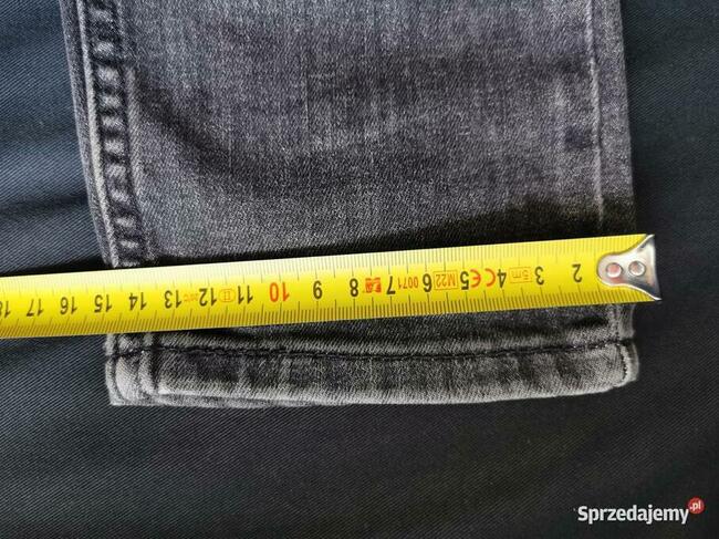 Levis 519 Skinny Fit SZARE W33-34 dopasowane JAK NOWE