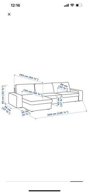 Wypoczynek narożnik IKEA KIVIK