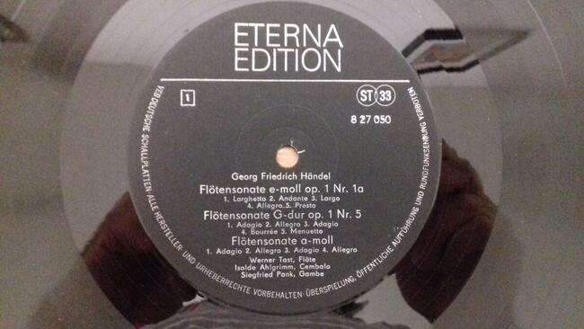 Winyl – Haendel, Flötensonaten, sprzedam