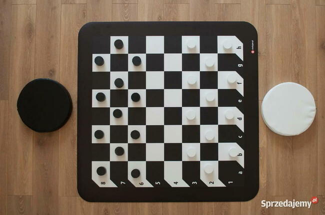 Zestaw szachownica, piony, poduszki - gry planszowe XL