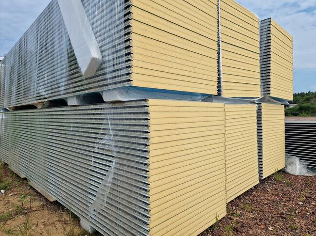 Płyty warstwowe bramowe ogrodzenie 40mm mix kolor Tanio