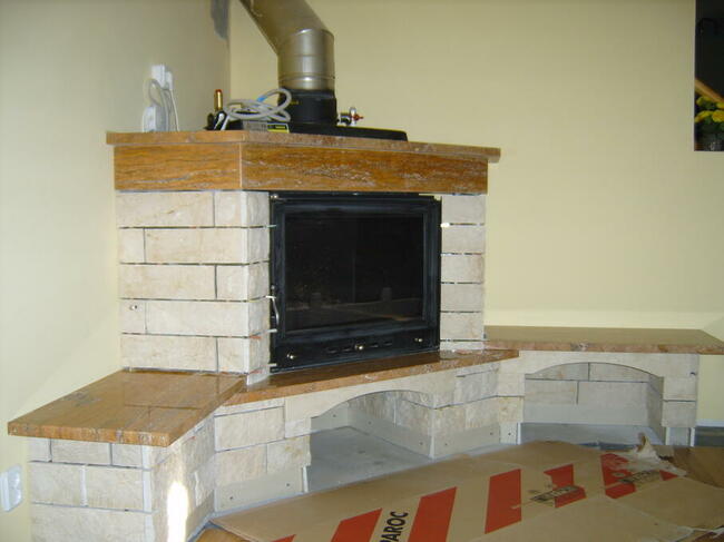 Kamień TRAWERTYN +kamień do zbudowania kominka