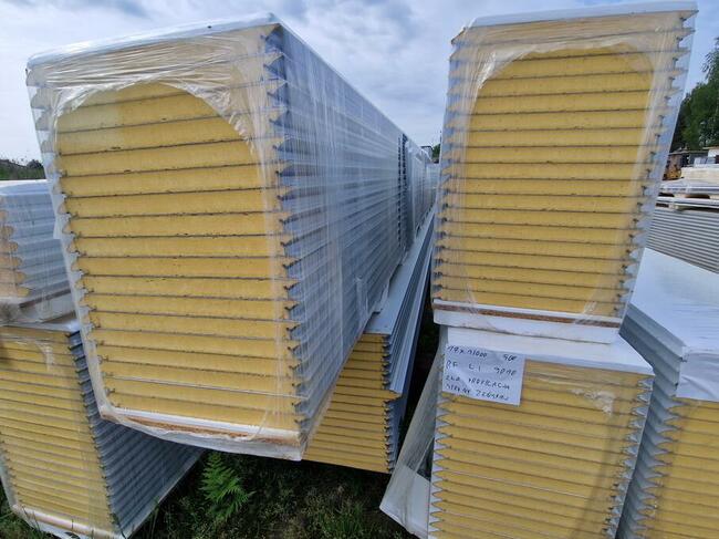 Ogrodzenie płyta warstwowa bramowa 40mm kolor podłkadowy