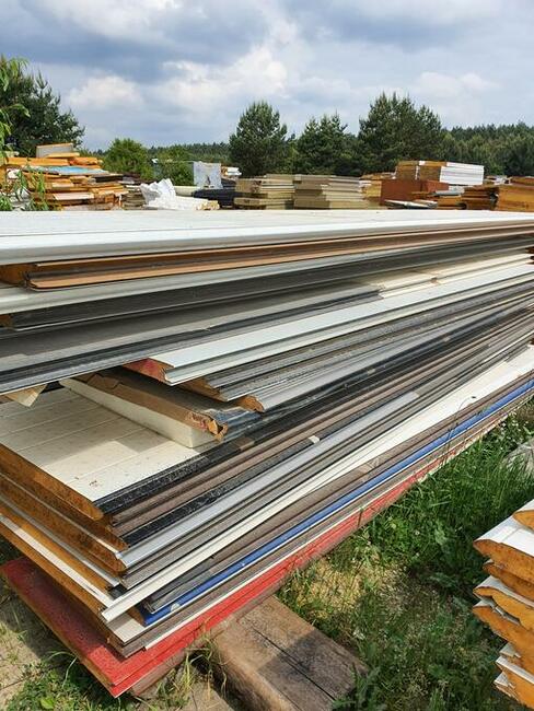 Płyty warstwowe bramowe ogrodzenie 40mm mix kolor Tanio