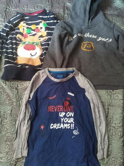 Zestaw bluz chłopięcych 98/104