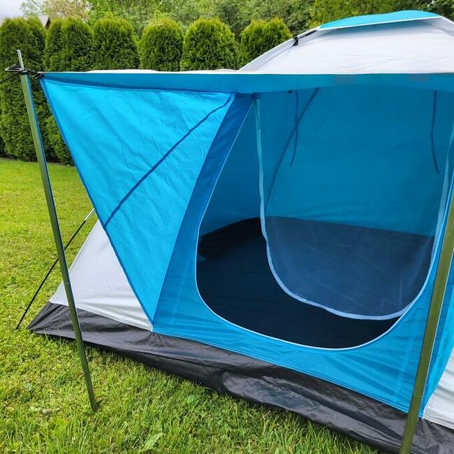 nowe namioty 4-osobowe z daszkiem wodooporne 210/210/130 cm