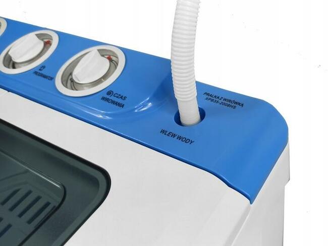 Pralko-wirówka Turystyczna 5kg + 2kg 1000obr/min