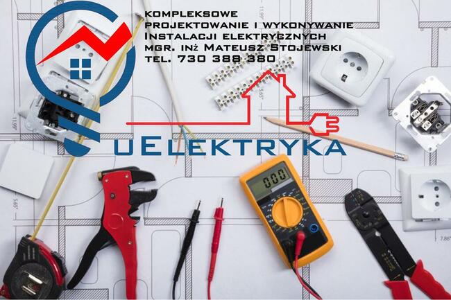 Instalacje elektryczne, projekty, pomiary, alarmy, monitoring