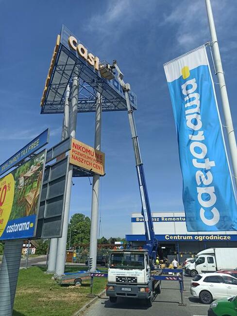 Zwyżka, Podnośnik koszowy 32 metry, Jarosław, Przeworsk