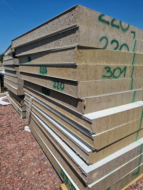 Ściana płyta warstwowa wełna gospodarczy Wyprzedaż