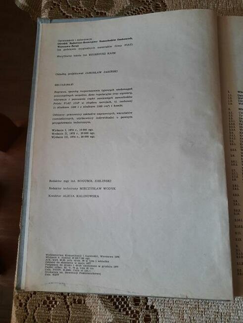 Książka Naprawa samochodów Polski fiat 125p