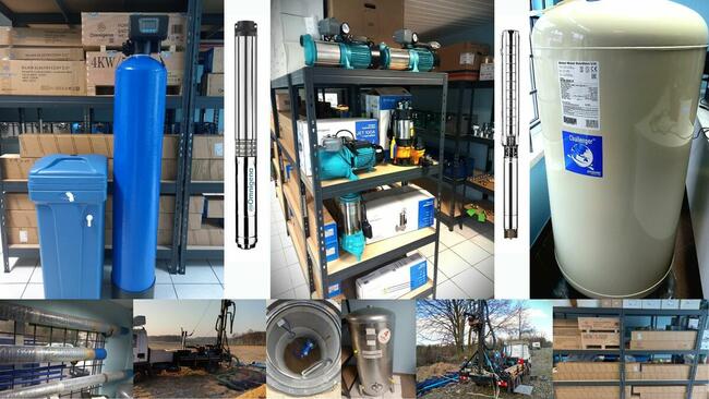 Pompy głębinowe, studnie głębinowe, stacje uzdatniania wody