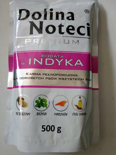 Dolina Noteci saszetki 500g karma mokra dla psów dorosłych