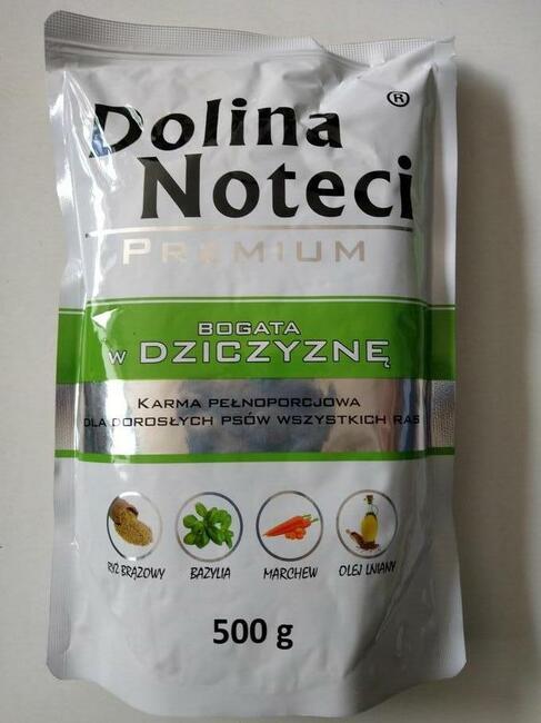 Dolina Noteci saszetki 500g karma mokra dla psów dorosłych