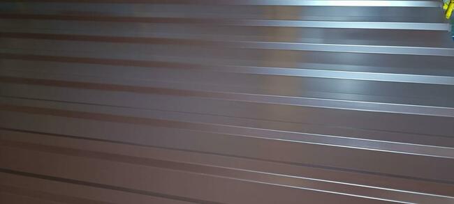 BLACHA trapezowa brązowa tania BRĄZ T14 8017 arkusze od ręki