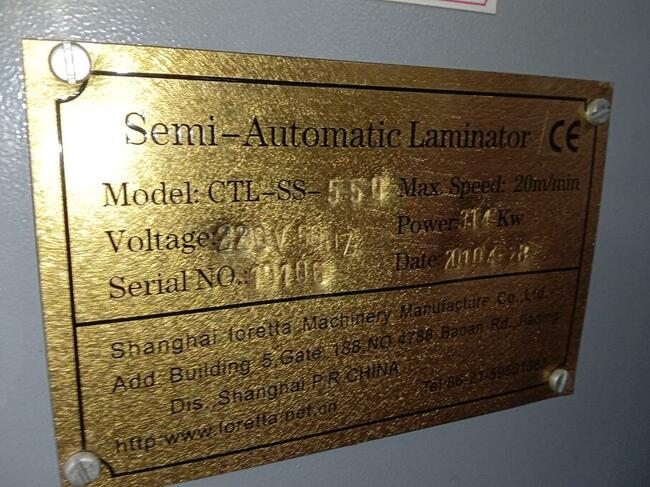 Foliarka półautomatyczna Loretta CTL-SS-550