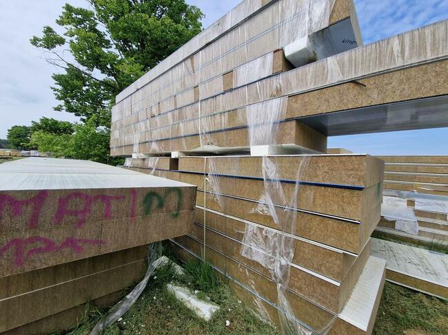 Ściana płyta warstwowa wełna gospodarczy Wyprzedaż