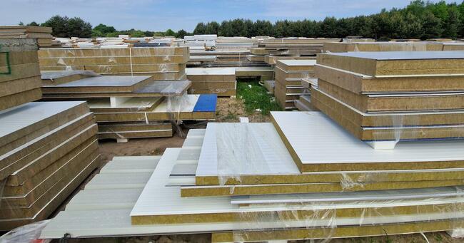 Ściana płyta warstwowa wełna gospodarczy Wyprzedaż