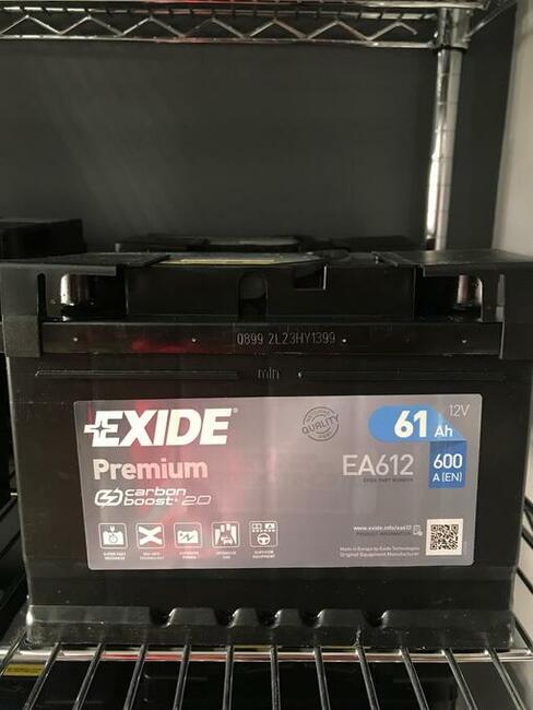 Akumulator Exide Premium 61Ah 600A*Najlepsze ceny w Gnieźnie