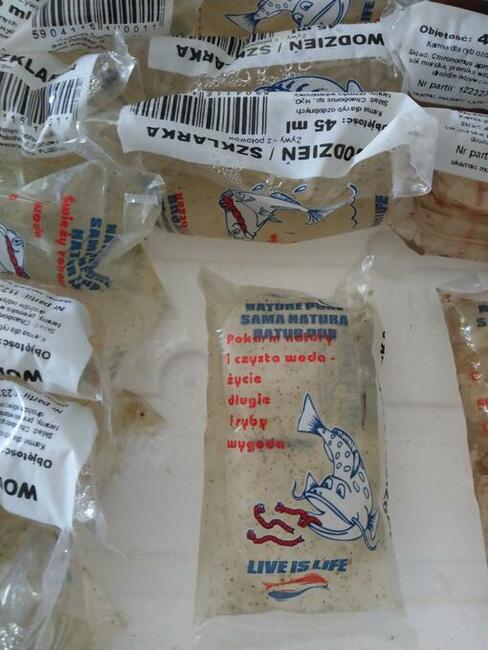 Pokarm żywy dla ryb akwariowych woreczek 45ml