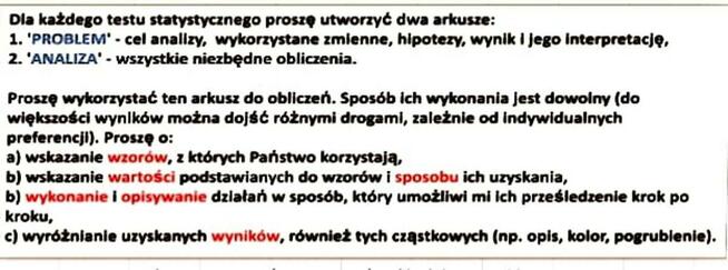 Cel analizy, zmienne, hipotezy, wyniki badań i interpretacj