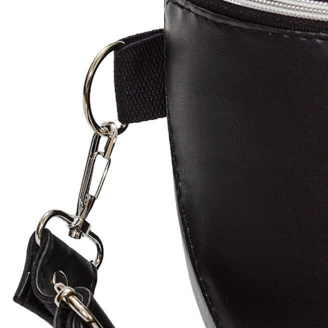 Ekskluzywna torba i nerka 2w1 - Czarna