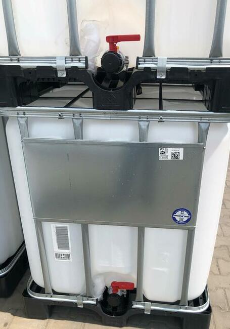 Zbiornik 1000 l IBC nowy z atestem spożywczym - mauzer fabry